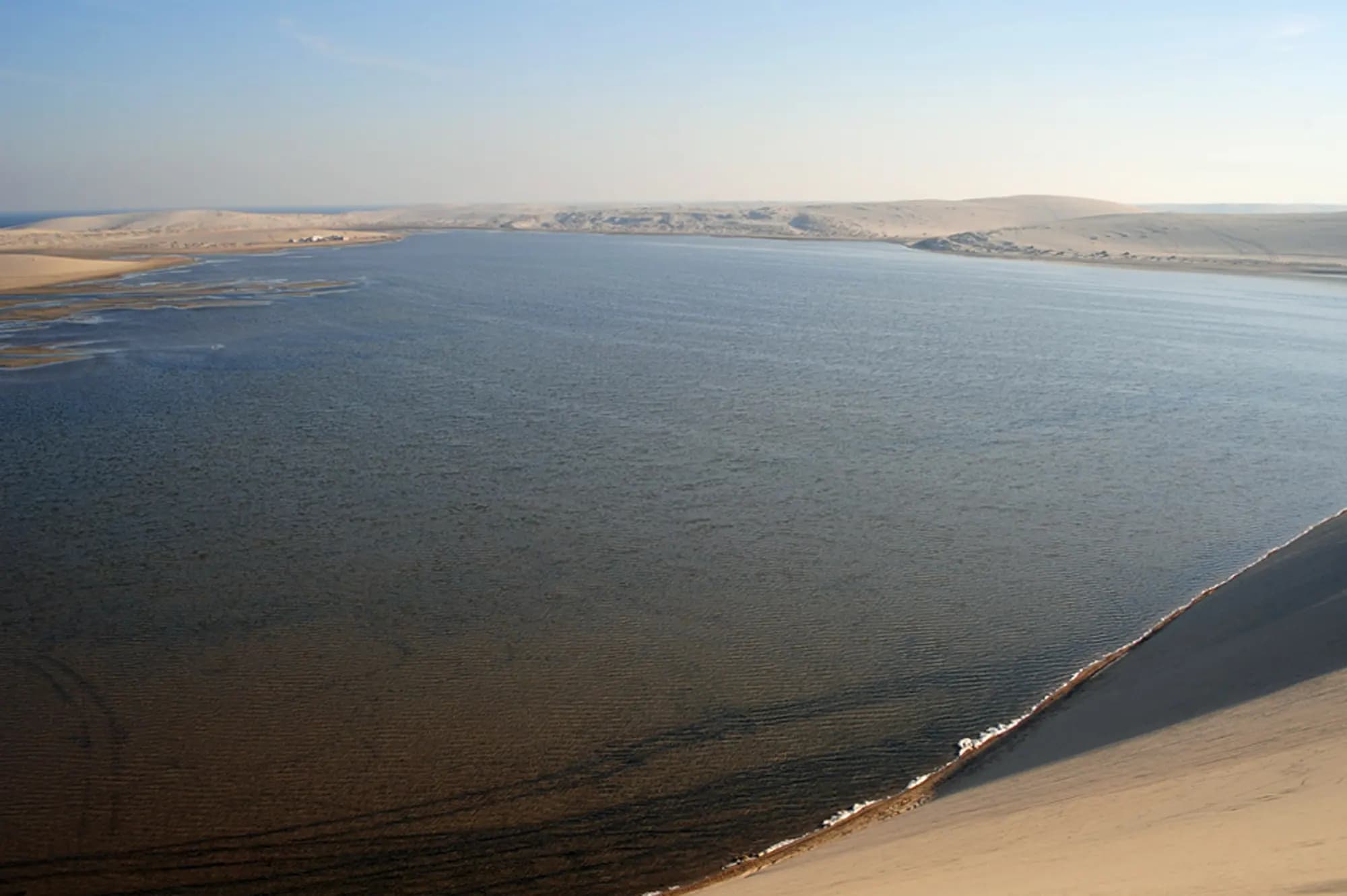 The Inland Sea (Khor Al Adaid) where desert meets the Gulf